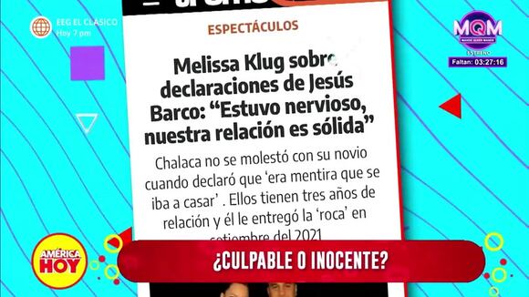 AH: Melissa Klug sobre el matrimonio