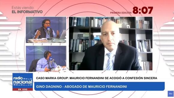 Declaraciones del abogado de Mauricio Fernandini