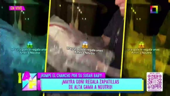 Trome | Mayra Goñi sorprende a Neutro con unas zapatillas de 5 mil soles (Amor y Fuego)