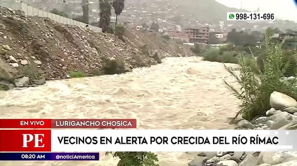 Alerta por crecida del río Rímac