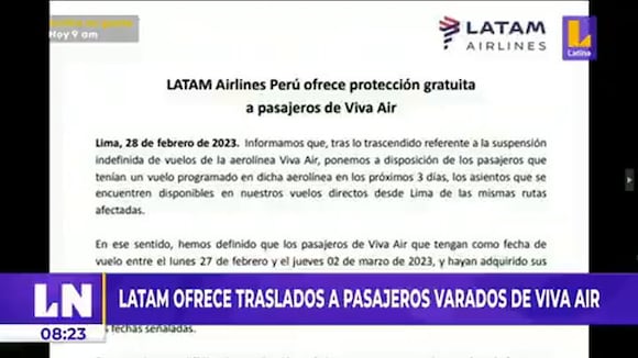 TROME | Comunicado de LATAM por cancelación de Viva Air