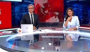 Verónica Linares se atraganta en vivo por hacer broma a Federico Salazar