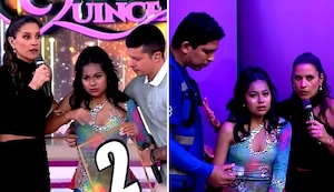 Dramático momento: participante de ‘Baila Quinceañera’ se descompensa en vivo