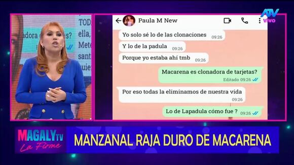 TROME - Paula Manzanal DESTRUYE a Macarena y cuenta TODO lo que pasó con Lapadula: “Ella se le regalaba”