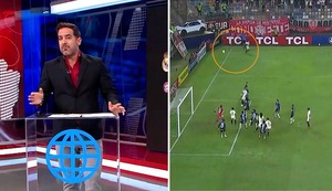 Óscar del Portal y su reacción al gol anulado de Universitario: “Conmebol se debe pronunciar”