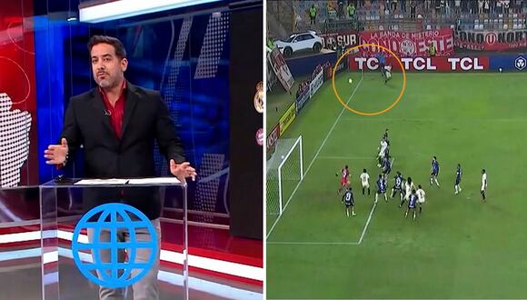 Óscar del Portal cuestiona decisión arbitral en el Universitario vs IDV