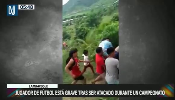 Trome | Campeonato de fútbol en Lambayeque termina en batalla campal que dejó a un jugador herido