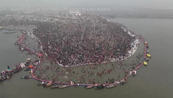 Empieza en India una multitudinaria fiesta hindú con 400 millones de peregrinos