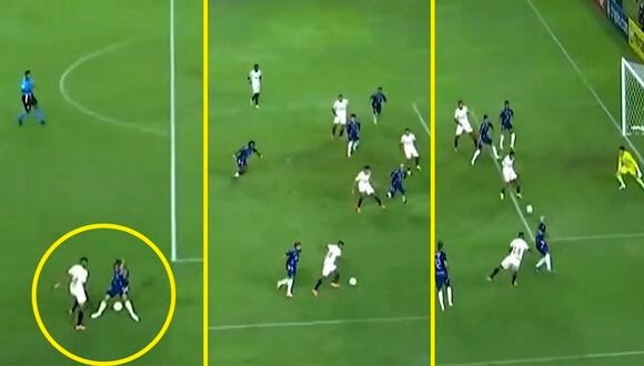 La brillante jugada de Andy Polo que terminó en el empate de la 'U' ante Junior