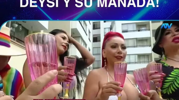 TROME - Deysi Araujo es retirada de la piscina de su edificio en San Isidro por hacer mucha bulla con Susy y compañía