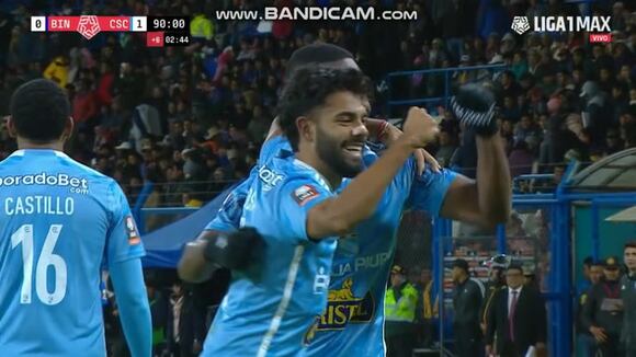 Leandro Sosa anotó el 1-0 de Sporting Cristal vs. Binacional. (Video: Liga 1 Max)