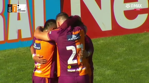 Gol de Manzaneda para el 1-0 de Los Chankas vs Universitario | VIDEO: L1MAX