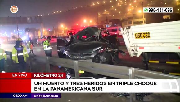 VES: conductor muere tras caerle encima un grupo electrógeno en la Panamericana Sur