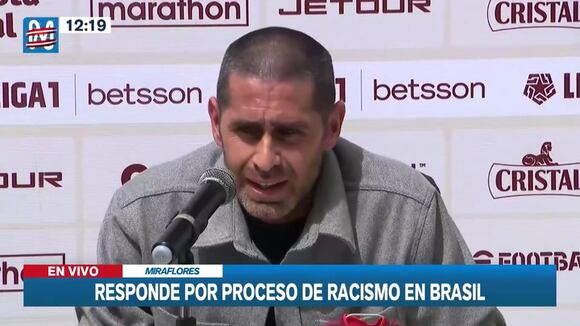 Sebastián Avellino se quebró en conferencia de prensa (video Canal N)
