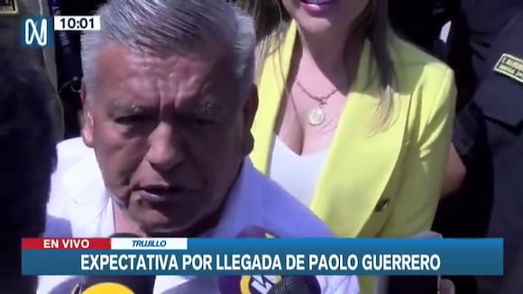 Cesar Acuña habla sobre la presentación de Paolo Guerrero