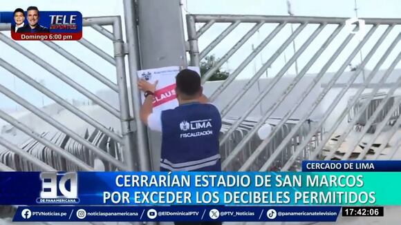 Trome|Clausuran estadio San Marcos