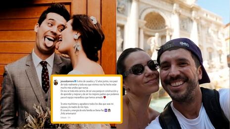 Jesús Alzamora y María Paz olvidan infidelidad y celebran 6 años de matrimonio: “Nos pasó de todo”