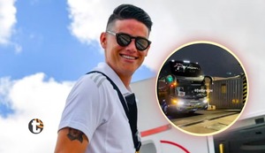 Perú vs Colombia: Así llegó la selección cafetera a Lima con James Rodríguez