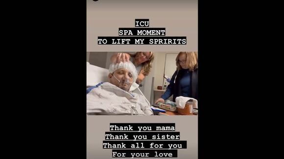 Ojo de halcón comparte momento en familia