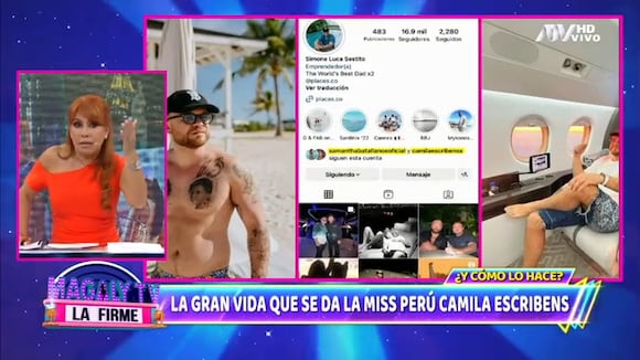 TROME - Magaly sobre viaje de Camila Escribens con empresario a Cannes: “¿Es una Miss Perú o es candidata a ‘embajadora’? (Fuente: ATV)