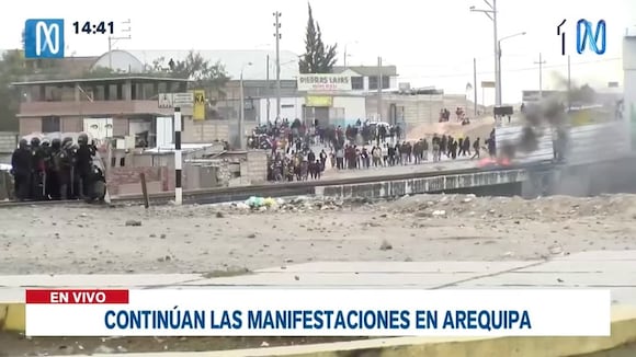 TROME | Puente Añashuayco bloqueado