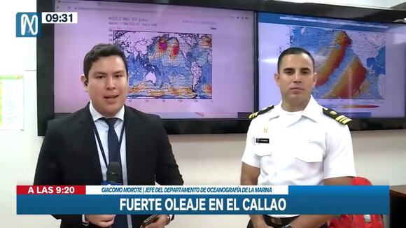 Marina de Guerra explica oleaje anómalo en litoral peruano