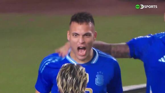 Lautaro Martínez marcó el 3-1 del amistoso entre Argentina vs. Costa Rica. (Video: DSports)