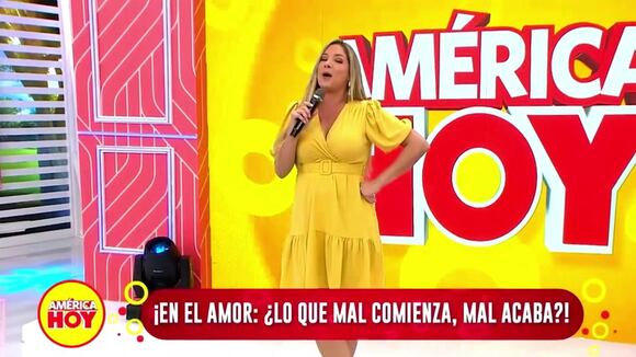 Conductores de 'América Hoy' comentan el fin de la relación de Gato Cuba y Ale Venturo