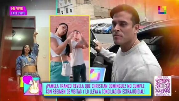 TROME | Pamela Franco lleva a conciliación a Christian Domínguez (Amor y Fuego)