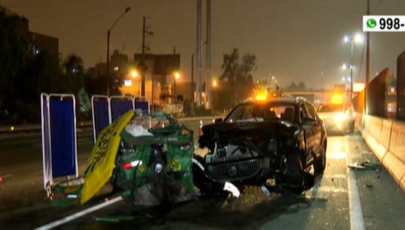 Santa Anita: Mototaxista muere al impactar contra una camioneta en la vía Evitamiento