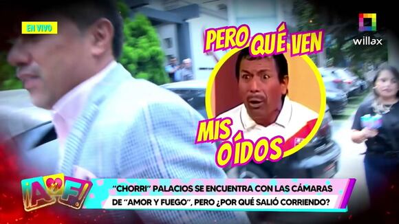 TROME | ‘Chorri’ Palacios “empuja” a reportera de ‘Amor y Fuego’ por preguntas incómodas: “A mí me respetan”