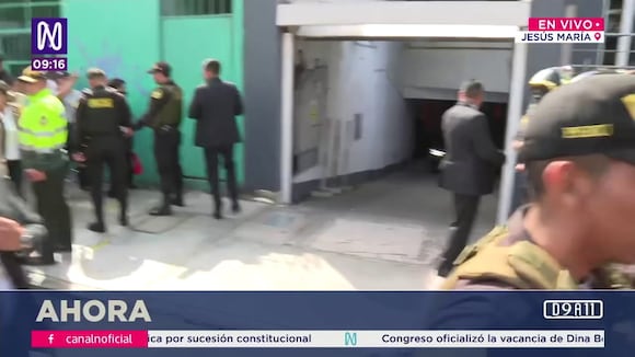 TROME - Salida de José Jerí rumbo a Palacio de Gobierno