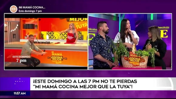 Valeria Piazza sorprende con confesión a chef de "Mi mamá cocina mejor que la tuya"