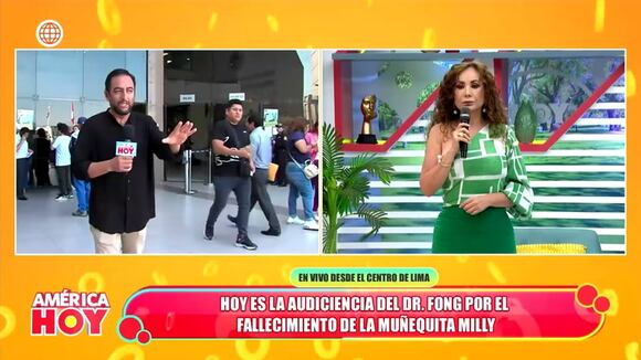 Dr Fong llega resguardado a Dinincri