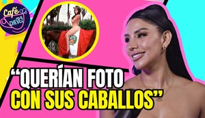 Leysi Suárez revela que árabes la contrataron tras desnudo con bandera peruana