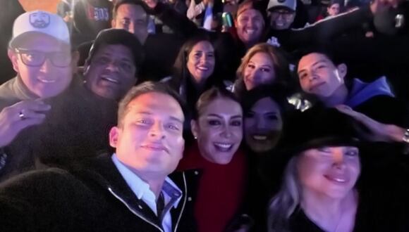 Christian Domínguez y Karla Tarazona fueron avistados en concierto en Arequipa