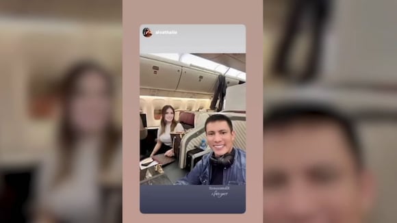 Trome | Renzo Costa en Miami junto a Thalía Alva