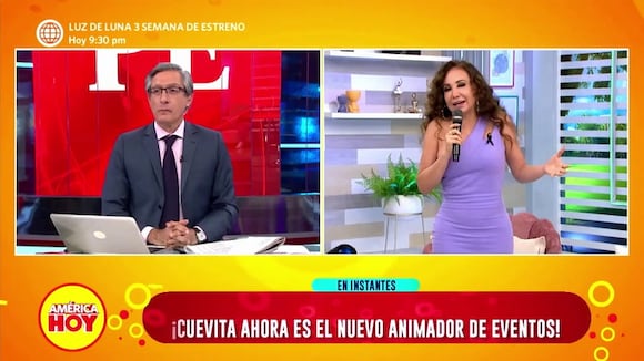 Federico Salazar 'chotea' en vivo a Giselo