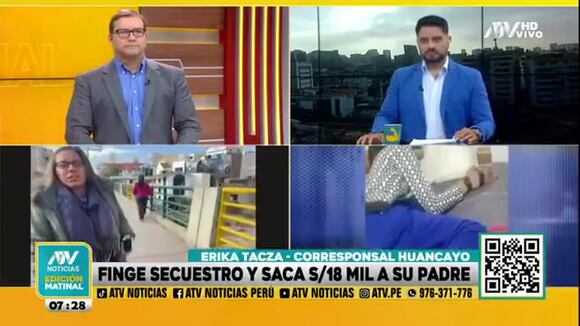 Huancayo: Una estudiante de medicina finge secuestro.