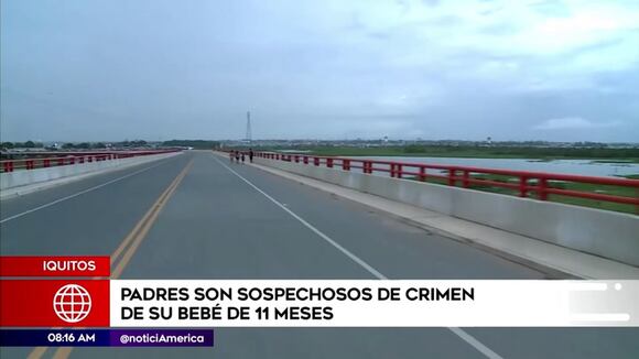 Iquitos: Padres son sospechosos de crimen de su bebé