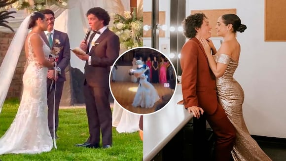 Todo lo que sucedió en la boda de Mateo Garrido Lecca y Verónica Álvarez | VIDEO