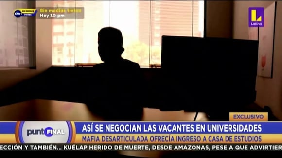 Mafia ofrecía ingreso directo a San Marcos