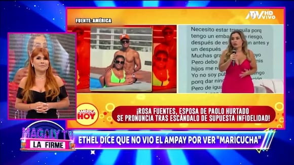 TROME - Magaly a Ethel por decir que no sabe del ampay por ver ‘Maricucha’