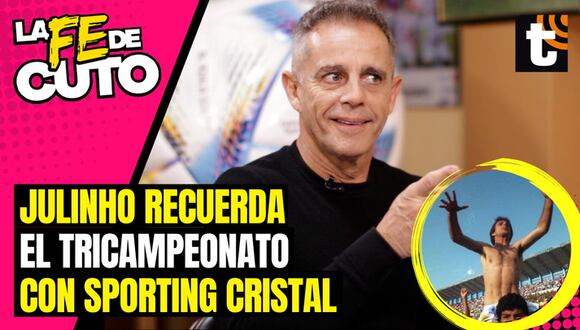 Julinho recuerda la vez que salió tricampeón con Sporting Cristal