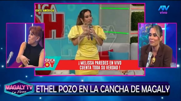 TROME - Ethel Pozo sorprende al defender su amistad con Christian Domínguez. VIDEO: ATV