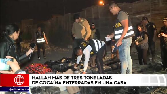 TROME | Decomisan tres toneladas de coca en Sarita Colonia - Callao (TV Perú)