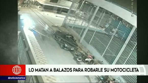 Lo asesinan a balazos para robarle su moto