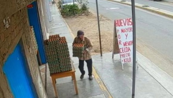 Trujillo: Cámaras de seguridad captan a 'robahuevos'.