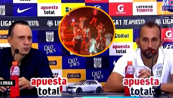 La reacción de Hernán Barcos al escuchar a jugadores de Universitario cantar “El apagón”