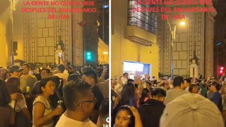 Aniversario de Lima: Cientos de personas celebraron con música en vivo en Jirón de la Unión